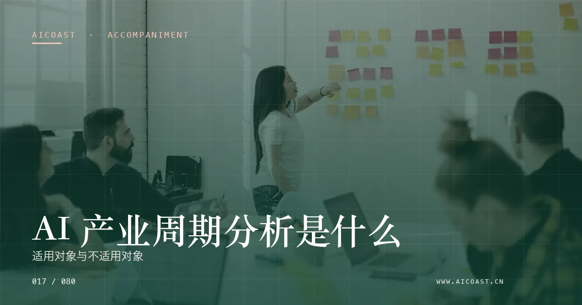 文章封面：AI 产业周期分析是什么：适用对象与不适用对象（陪跑、转型与能力转移类目）