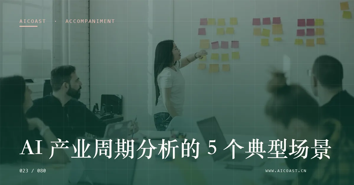 文章封面:AI 产业周期分析的 5 个典型场景(陪跑、转型与能力转移类目)