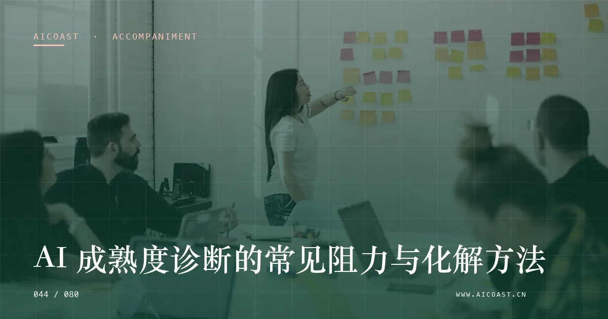 文章封面:AI 成熟度诊断的常见阻力与化解方法(陪跑、转型与能力转移类目)