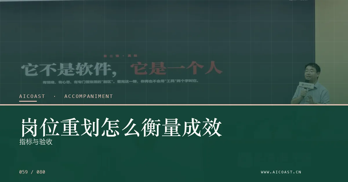 文章封面：岗位重划怎么衡量成效：指标与验收（陪跑、转型与能力转移类目）