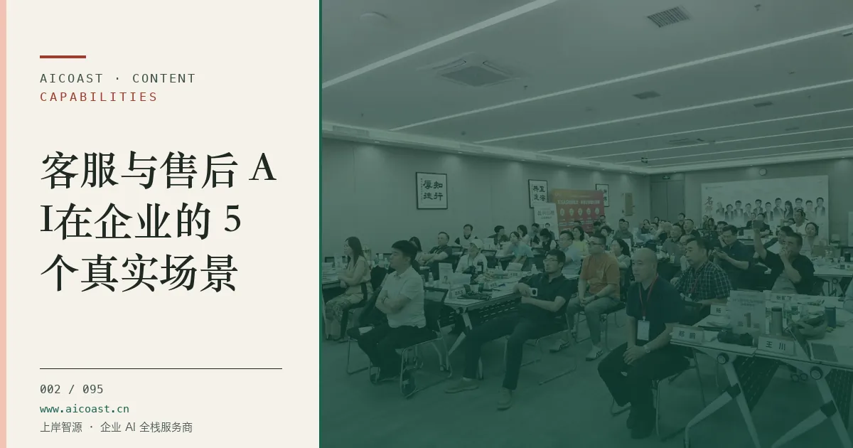 客服与售后 AI主题文章封面（能力、岗位与硅基员工类目，第 2 篇）