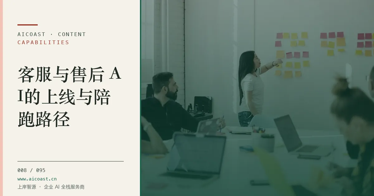 文章封面：客服与售后 AI的上线与陪跑路径（能力、岗位与硅基员工类目）