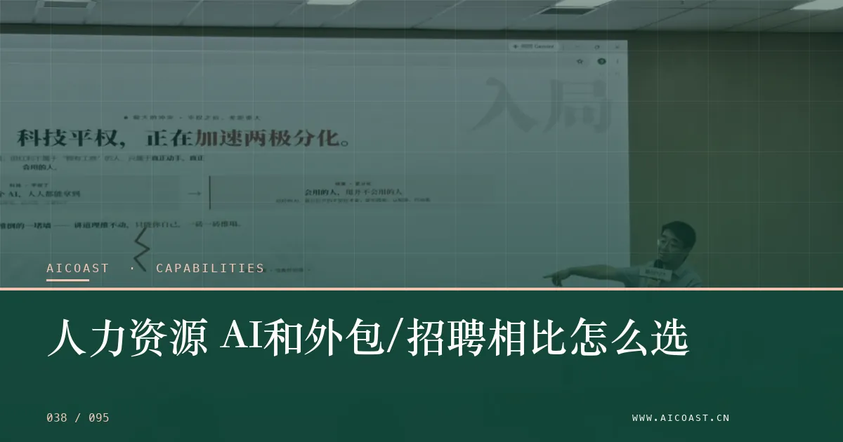 文章封面：人力资源 AI和外包/招聘相比怎么选（能力、岗位与硅基员工类目）