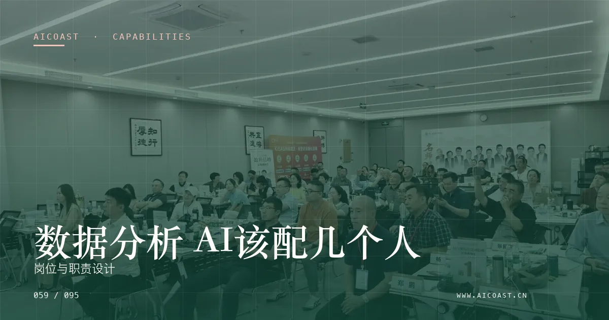 文章封面：数据分析 AI该配几个人：岗位与职责设计（能力、岗位与硅基员工类目）