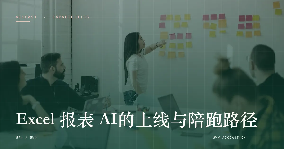 文章封面：Excel 报表 AI的上线与陪跑路径（能力、岗位与硅基员工类目）