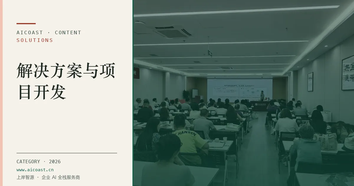 解决方案与项目开发类目枢纽封面