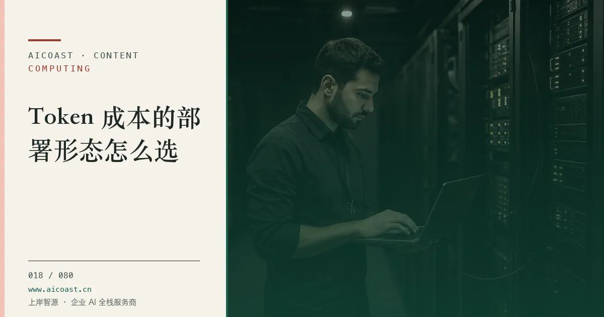 文章封面：Token 成本的部署形态怎么选（算力、私有化与成本类目）