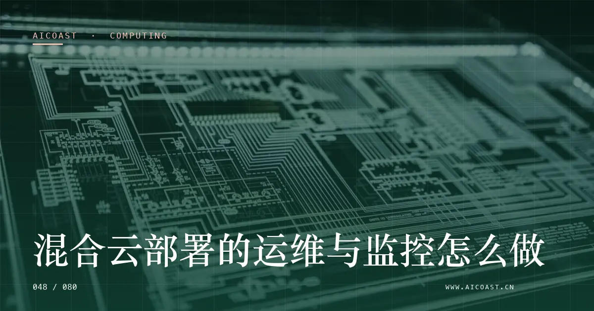 文章封面：混合云部署的运维与监控怎么做（算力、私有化与成本类目）
