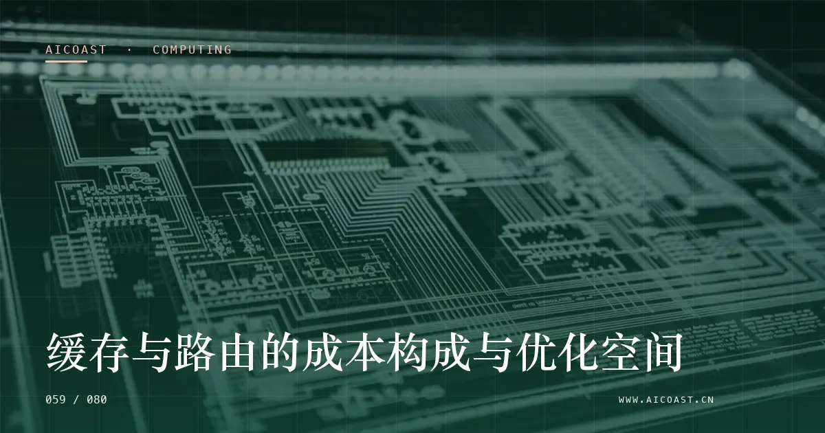 文章封面：缓存与路由的成本构成与优化空间（算力、私有化与成本类目）