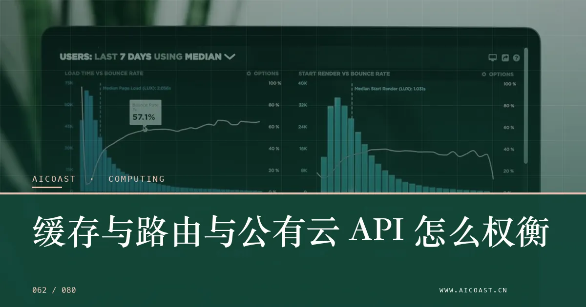 文章封面：缓存与路由与公有云 API 怎么权衡（算力、私有化与成本类目）