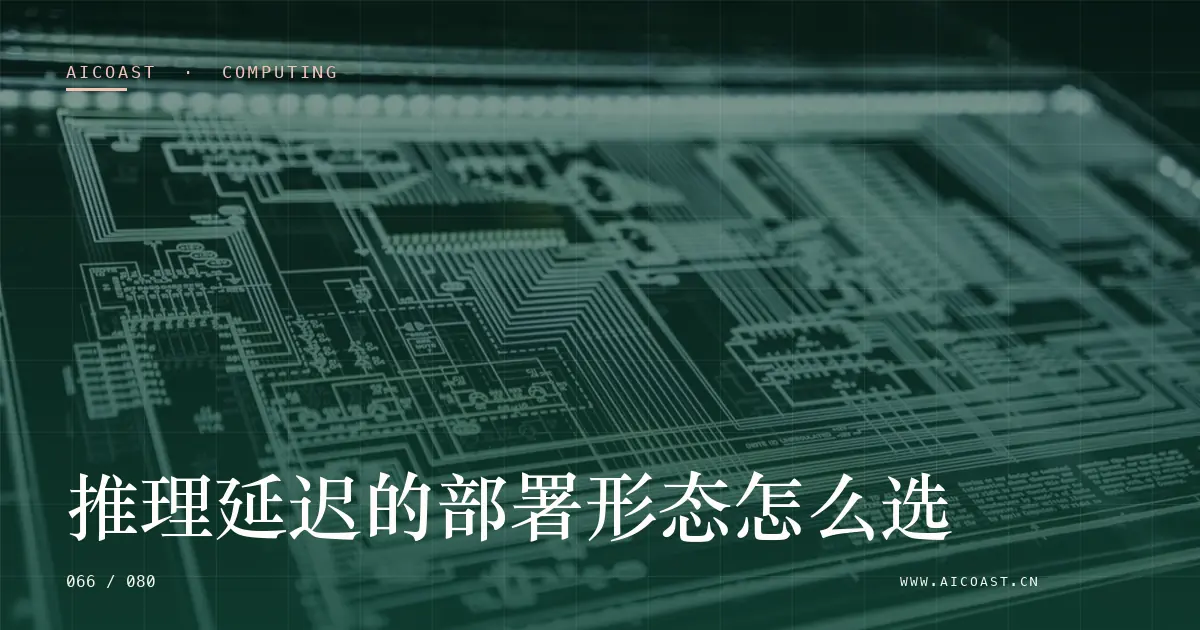 文章封面：推理延迟的部署形态怎么选（算力、私有化与成本类目）
