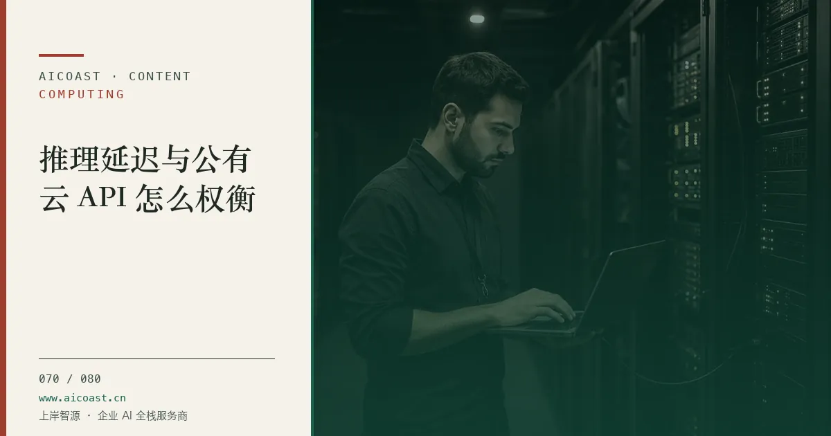文章封面：推理延迟与公有云 API 怎么权衡（算力、私有化与成本类目）