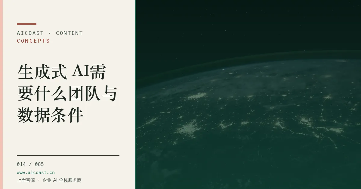 生成式 AI主题文章封面（AI 基础与概念类目，第 14 篇）