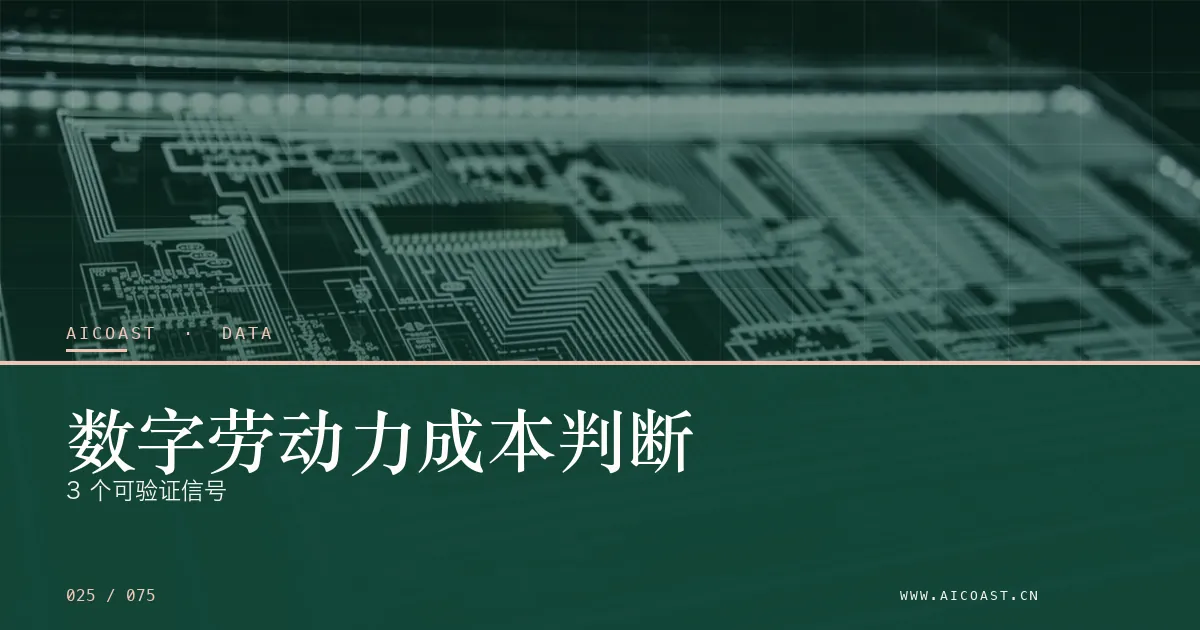 文章封面：数字劳动力成本判断：3 个可验证信号（数据、趋势与行业观察类目）