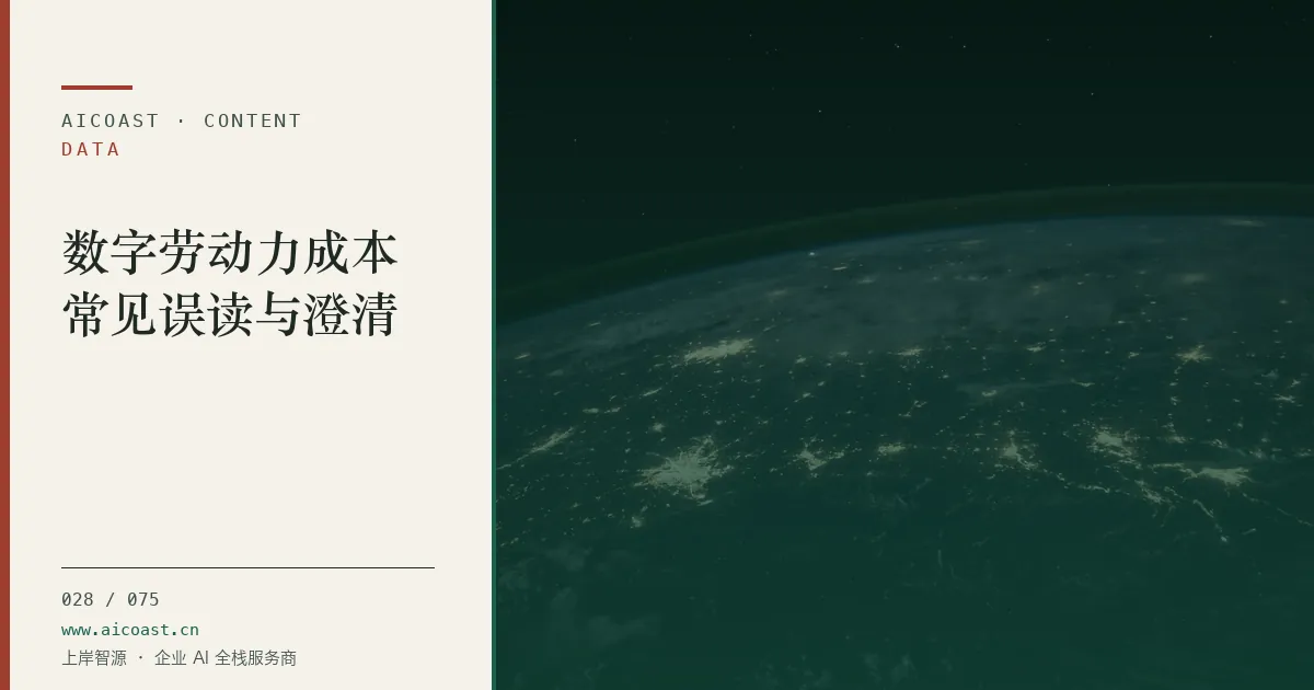 文章封面：数字劳动力成本常见误读与澄清（数据、趋势与行业观察类目）