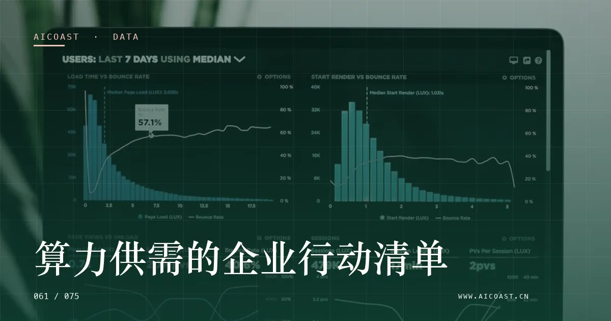 文章封面：算力供需的企业行动清单（数据、趋势与行业观察类目）