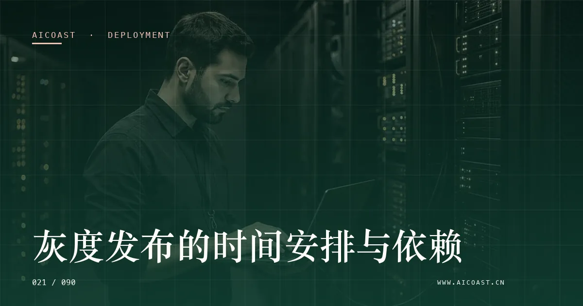 文章封面:灰度发布的时间安排与依赖(部署、实施与验收类目)