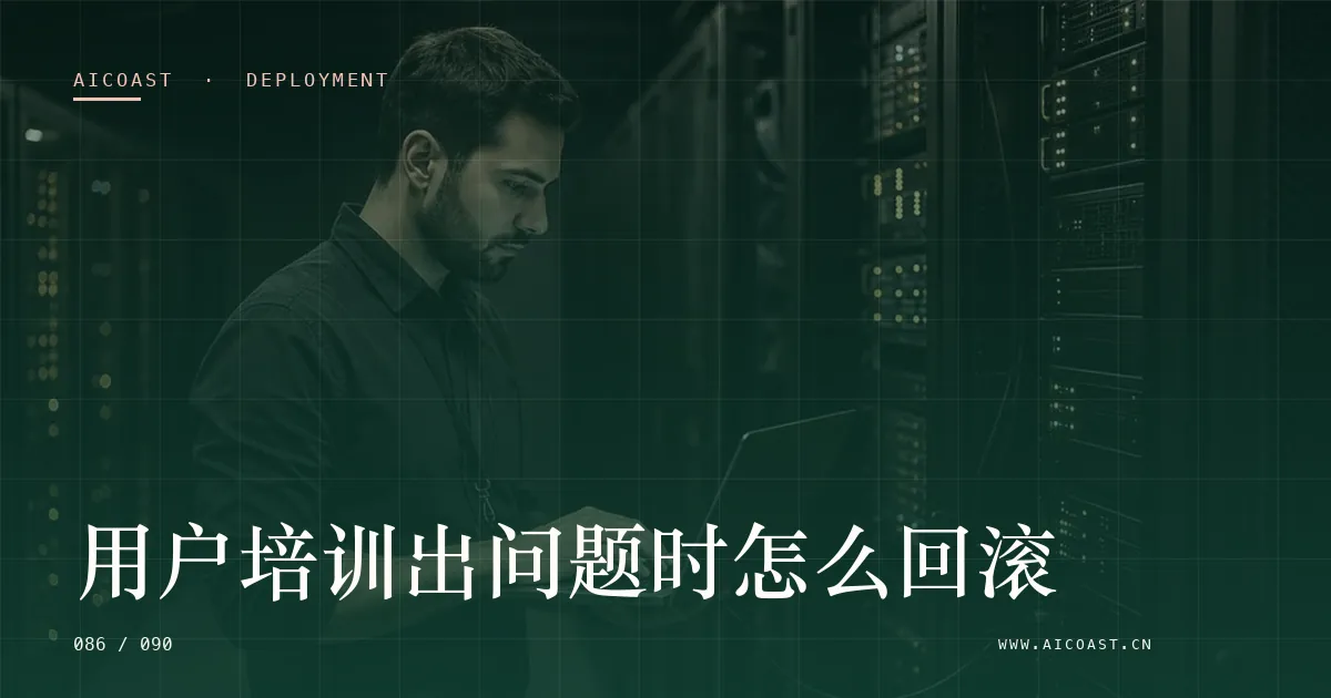 文章封面：用户培训出问题时怎么回滚（部署、实施与验收类目）