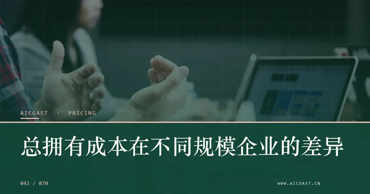 文章封面：总拥有成本在不同规模企业的差异（价格、成本与 ROI类目）