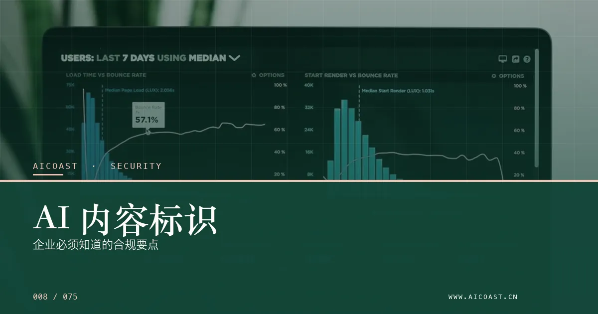文章封面：AI 内容标识：企业必须知道的合规要点（安全、合规与数据类目）