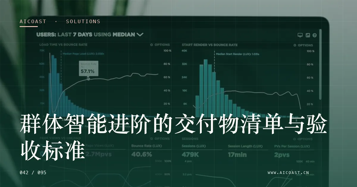 文章封面：群体智能进阶的交付物清单与验收标准（解决方案与项目开发类目）