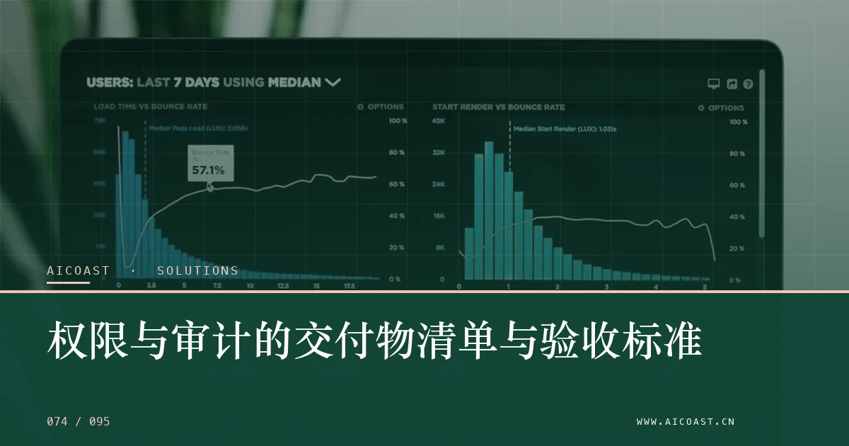 文章封面：权限与审计的交付物清单与验收标准（解决方案与项目开发类目）
